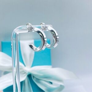 Tiffany & Co. SS Twisted Hoop Earring